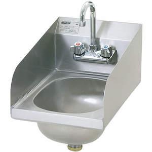 EAGLE GROUP HSAN-10-F-LRS Hand Sink With Faucet 12 Inch Length 18 Inch Width | AA3RWX 11U261