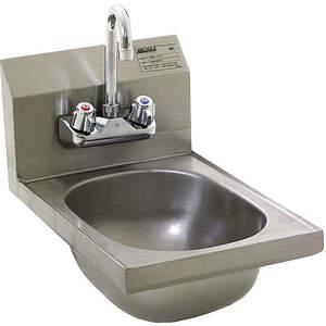 EAGLE GROUP HSAN-10-F Hand Sink With Faucet 12 Inch Length 18 Inch Width | AD6VFA 4AVG7