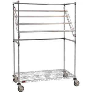 EAGLE GROUP SWC2460C Sterile Wrap Cart 60x68 Chrome 1 Shelf | AC7VQE 38X067