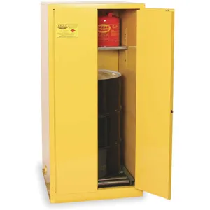 EAGLE HAZ1926 Hazardous Waste Cabinet 55 Gallon Yellow | AC9VKU 3KN49