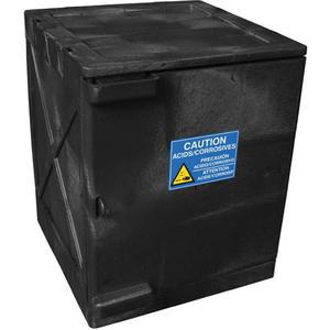 EAGLE M04BLK 4 Gallon, Modular Quik-Assembly Poly Cabinet, Black | AG8DDH