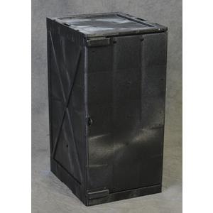 EAGLE M12BLK 12 Gallon, Modular Quik-Assembly Poly Cabinet, Black | AG8DDN