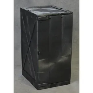 EAGLE M12BLK 12 Gallon, Modular Quik-Assembly Poly Cabinet, Black | AG8DDN