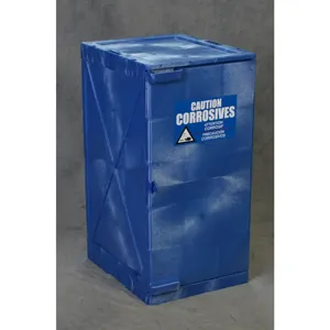 EAGLE M12CRA 12 Gallon, Modular Quik-Assembly Poly Cabinet, Blue | AG8DDL