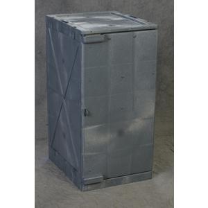 EAGLE M12GRY 12 Gallon, Modular Quik-Assembly Poly Cabinet, Gray | AG8DDQ