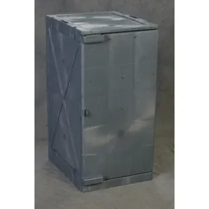 EAGLE M12GRY 12 Gallon, Modular Quik-Assembly Poly Cabinet, Gray | AG8DDQ