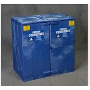 EAGLE M24CRA - Horizontal 24 Gallon, Modular Quik-Assembly Poly Cabinet, Blue, Horizontal | AG8DDT