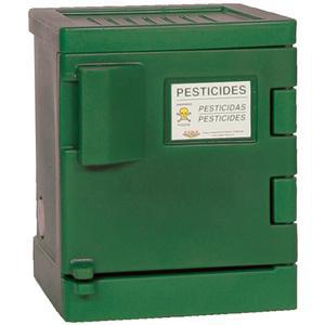 EAGLE PEST-P04 Poly Pesticide Safety Storage Cabinet, 4 Gallon, Green, One Door, Manual Close | AG8DDV