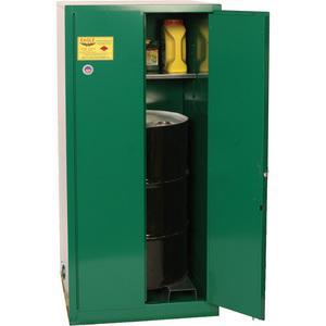 EAGLE PEST2610 Pesticide Safety Storage Cabinet, 55 Gallon, Green, Two Door, Self Close | AG8DDW