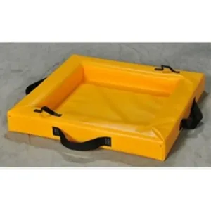 EAGLE T8004 Quik-Deploy SpillNest,22.5 Gallon, 3 ft x 3 ft x 4 In, Yellow | AG8DJR