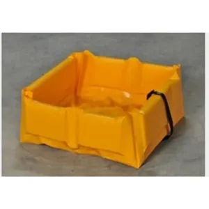 EAGLE T8006FS Quik-Deploy SpillNest,74 Gallon, 4 ft x 6 ft x 6 In, Yellow | AG8DKA