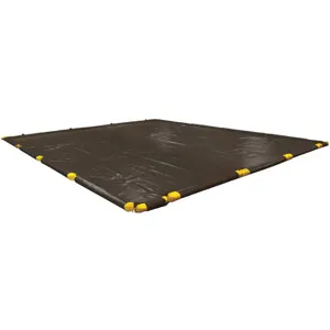 EAGLE T8213BK Spill Containment Berm 48 ft L x 63 ft W, Black Color | AG8DMD