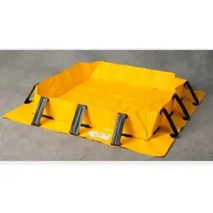 EAGLE T8403 Spill Berm, 10 ft x 10 ft x 8 In, Yellow | AG8DNR