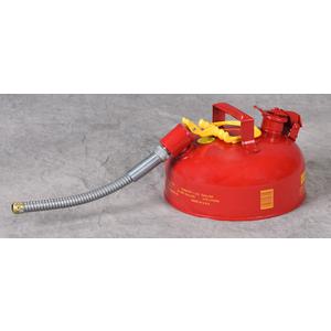 EAGLE U2-11-S Type II Safety Can, 1 Gallon, Red with 7/8 In Outer Dia Flex Spout | AG8DGJ