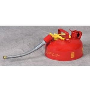 EAGLE U2-11-SX5 Type II Safety Can, 1 Gallon, Red with 5/8 In Outer Dia Flex Spout | AG8DGK