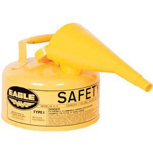 EAGLE UI-10-FSY Type I Safety Can 1 Gallon Yellow 10in | AD2DUP 3NKP9