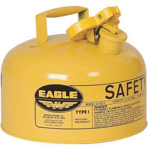 EAGLE UI-20-SY Type I Safety Can 2 Gallon Yellow 9-1/2 Inch Height | AD2DTP 3NKK1