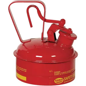 EAGLE UI-4-S Gas Safety Can, 2-Quart Capacity, Red, Galvanised Steel | AD2DTR 3NKK3