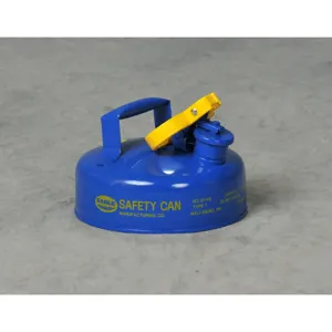 EAGLE UI-4-SB Type I Metal Safety Can, 9 In Dia x 5-5/16 In H, 2 Quart , Blue | AG8DFW