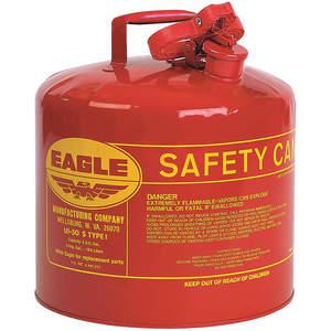 EAGLE UI-50S Type I Safety Can 5 Gallon Red 13-1/2 Inch Height | AC3TMU 2W313
