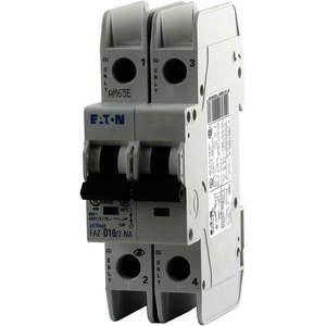 EATON FAZ-C10/2-NA Miniatur-Leistungsschalter, DIN-Schienenmontage, Kabelschuhe | AF6MFN 19YG26