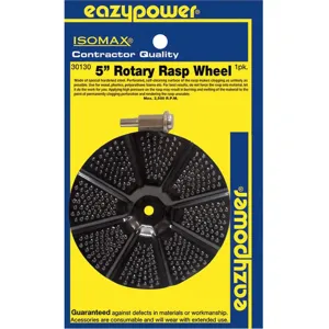 EAZYPOWER 30130 Rotary Rasp Wheel 5 Inch 1 Pcs. | AF9CTE 29UH97