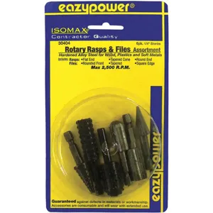 EAZYPOWER 30404 Rotary File Rasp 1/4 Inch 6 Pcs. | AF9CTP 29UJ07