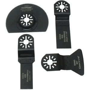 EAZYPOWER 50616 Oscillating Tool Accessories Hss 4 Pcs. | AG3EPA 32ZV12