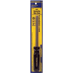 EAZYPOWER 79732 Security Hex Screwdriver 3/8 In | AE6TLU 5UXX0