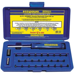 EAZYPOWER 86155 Security Screwdriver Bit Set 30 Pc | AE6TMA 5UXY0