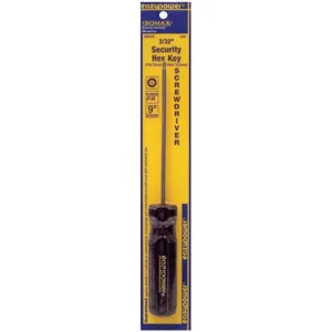 EAZYPOWER 86250 Security Hex Screwdriver 3/32 In | AE6TLF 5UXV8