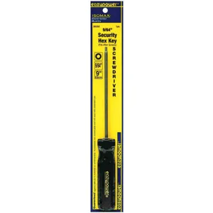 EAZYPOWER 86253 Security Hex Screwdriver 9/64 In | AE6TLJ 5UXW1