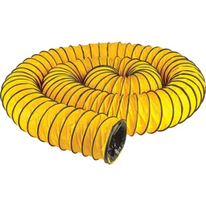 ECKO FDT-30534010BB Vent Duct, 12 Inch Diameter, 33 Feet Length, Yellow | AF4EJZ 8TPL1