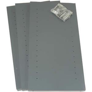 EDSAL UC5040-3 Additional Shelf Steel 20 Gauge Gray - Pack Of 3 | AB3UTF 1VG19