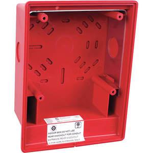 EDWARDS SIGNALING EG4RB Surface Box Red | AA8ALN 16X371