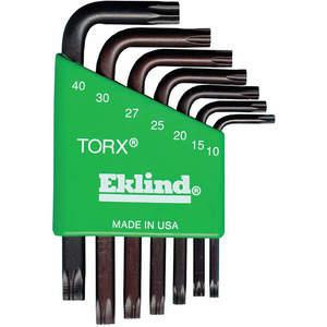 EKLIND 11807 Torx Key Set T10 - T40 L-shaped Short | AA7FPU 15X003