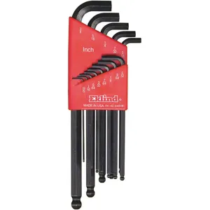 EKLIND 13113 Ball End Hex Key Set 0.050 - 3/8 Inch Long | AE2LPN 4YCN9