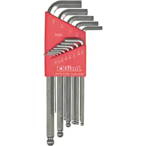 EKLIND 13313 Ball End Hex Key Set 0.050-3/8 Inch L-shaped | AE2LPL 4YCN7