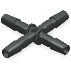 ELDON JAMES X0-1NK Cross Connector 1/16 Inch Barbed Pvc - Pack Of 5 | AB4NYW 1ZJP6