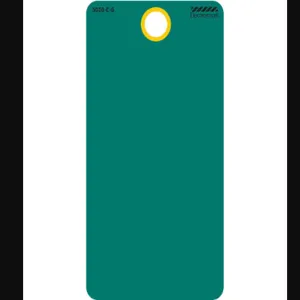 ELECTROMARK 5020CG Blank Tag 5-3/4 x 3 Inch Green - Pack Of 25 | AF4TVU 9K049