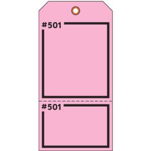 ELECTROMARK T399FP Blanko-Tag 5-3/4 x 2-7/8 Zoll Pink – 100er-Packung | AD2WFC 3VCX2
