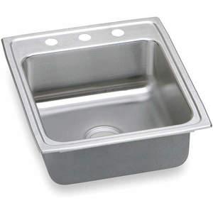 ELKAY LR20223 Drop-in Sink With Faucet Ledge 22 Inch Width | AC8HPE 3AEG2