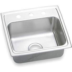 ELKAY LR19193 Drop-in Sink With Faucet Ledge 19 Inch Width | AC8HNY 3AEF5