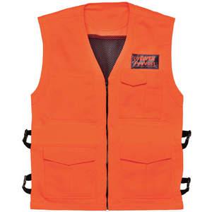 ELVEX JE-70M Vest Chainsaw Orange Size 38 To 42 In | AD6KXP 45L047