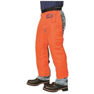 ELVEX JE-9439 Chain Saw Chaps Orange Nylon 39 Inch Length | AD2YDQ 3WJT4