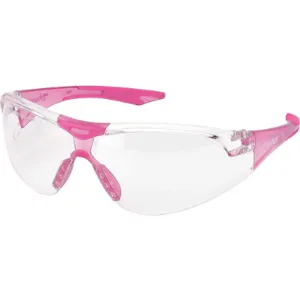 ELVEX SG-18C-SLIM-PINK Safety Glasses Hard Coat Clear Pcu | AG4KTY 34DC30