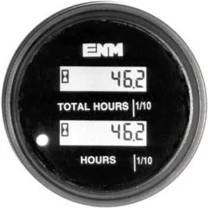 ENM PT1210F0 Hour Meter Lcd 10-40 Vdc | AA7XFU 16T957