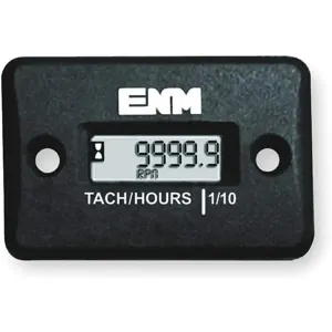 ENM PT15E2 Hour Meter Lcd Surface Mount Rectangular | AC2YWQ 2PAV1