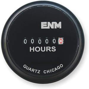 ENM T50A52 Hour Meter Electrical 2.31in Flush Round | AC2YVV 2PAR1