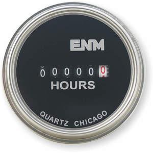 ENM T40A4507 Hour Meter Electrical Steel 2.31in Round | AC2YWC 2PAR8